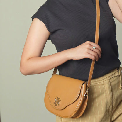 Hermès Vintage '80s Brown Leather Double H 2way Shoulder Flap Bag