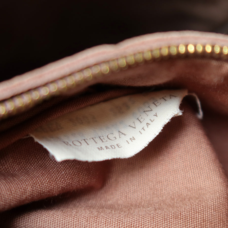 Bottega Veneta Vintage Lilac purple Intrecciato Ring Hobo Shoulder Flap Bag