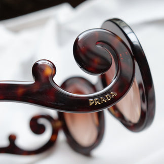Vintage 2000s Prada Swirl Sunglasses