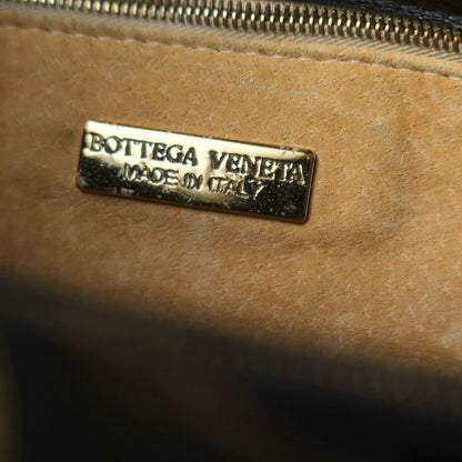 Bottega Veneta Vintage Black Leather Intrecciato Weave 3way Shoulder Bag M