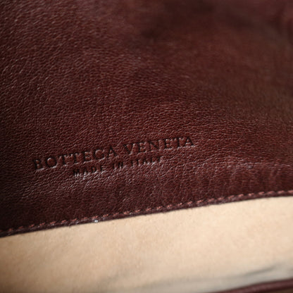 Bottega Veneta Vintage Dark Brown Intrecciato Leather Hobo One Shoulder Bag