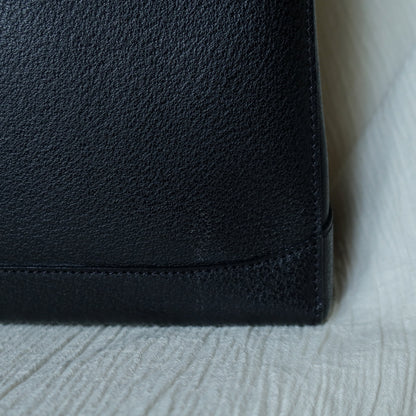 Celine Vintage Black Gold Turn lock Top Handle 2way Shoulder Flap Bag