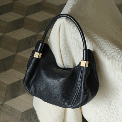 Chanel Vintage Black Calfskin CC Dice Fringe Charm 2way Hobo Bag S2
